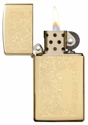 Zippo 1652B Slim Brass Venetian