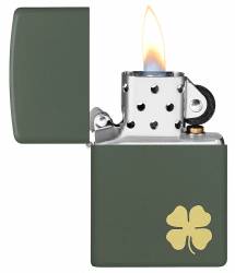 Zippo 49796 221 Four Leaf Clover