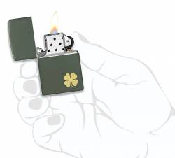 Zippo 49796 221 Four Leaf Clover