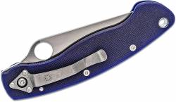 Spyderco C36GPDBL Military DK Blue G10