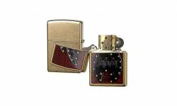 Zippo 28832 Leather Flame