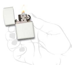 Zippo  214 White Matt