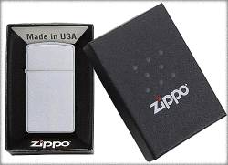 Zippo 1605 Slim Satin Chrome