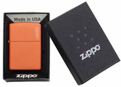 Zippo 231 ZL Orange W/Logo