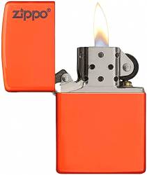 Zippo 28888 Zippo Logo Neon Orange