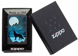 Zippo 29864 Wolf And Moon Design