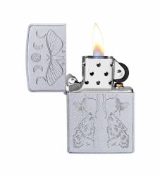 Zippo 49591 21PFSPR Butterfly & Wolf Design