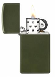 Zippo 1627 Slim Green Matte