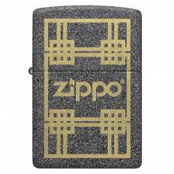 Zippo 48791 Logo Iron Stone