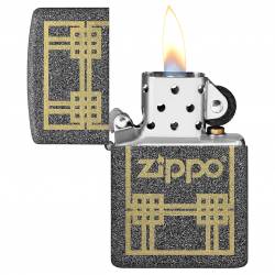 Zippo 48791 Logo Iron Stone