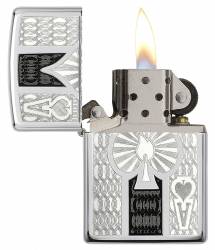 Zippo 24196 Ace High Polish Chrome