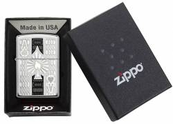 Zippo 24196 Ace High Polish Chrome