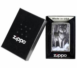 Zippo GR7038 Wolf in Forest